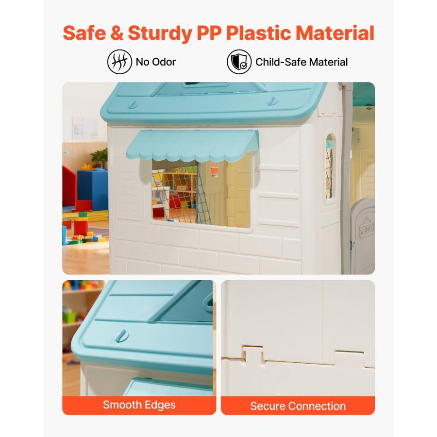 VEVOR Cottage Play House – 5-In-1, PP Plastic Set Kit