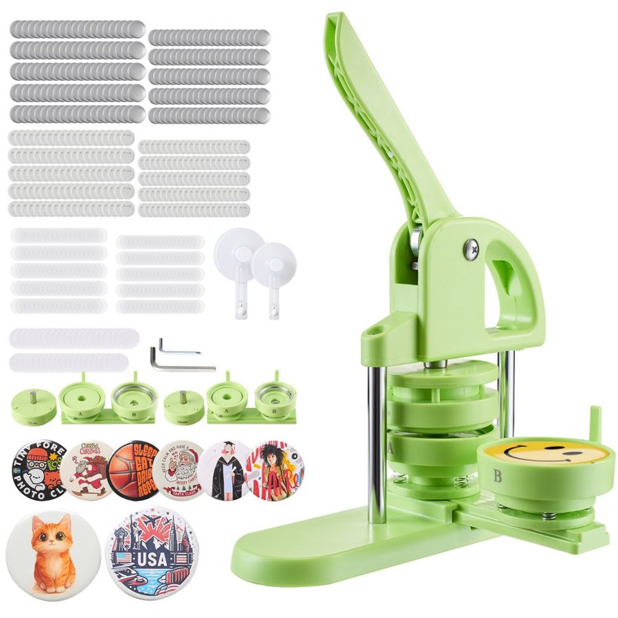 VEVOR Pin Button Maker Machine – 2.28"/2.95", 2 in 1