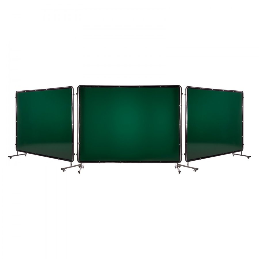 VEVOR Folding Welding Screen – 3-Panel 6 × 8 ft Vinyl