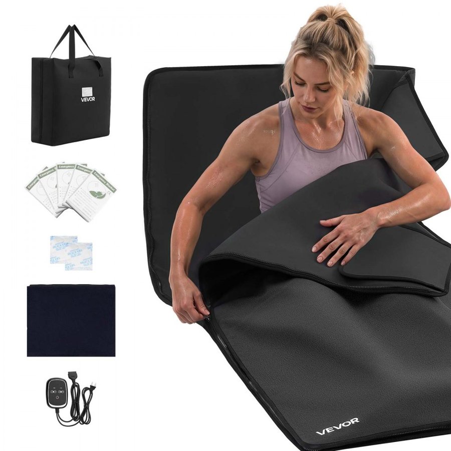 VEVOR Portable Infrared Sauna Blanket – 72.8 x 35.4 in, 650W