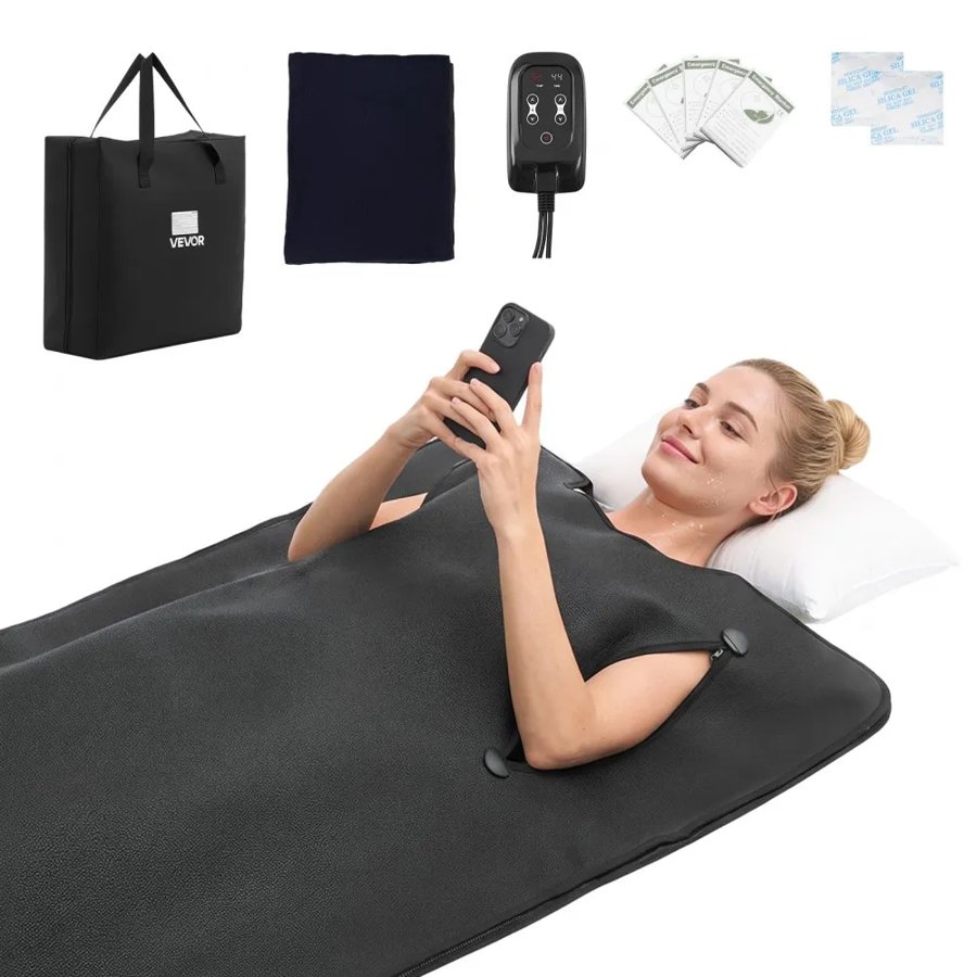 VEVOR Infrared Sauna Blanket for Detox – 180 x 90 cm, 650W