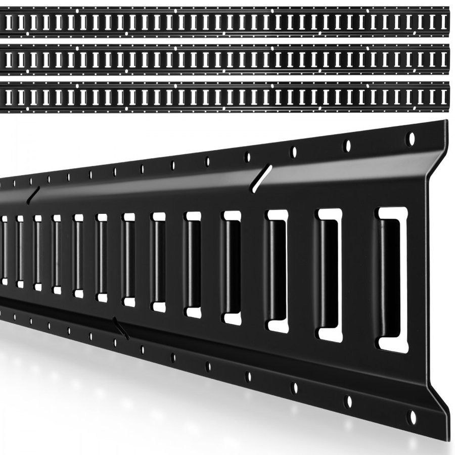 VEVOR E Track Tie Down Rails – 7.7 ft, 2,000 lbs, 4-Pack