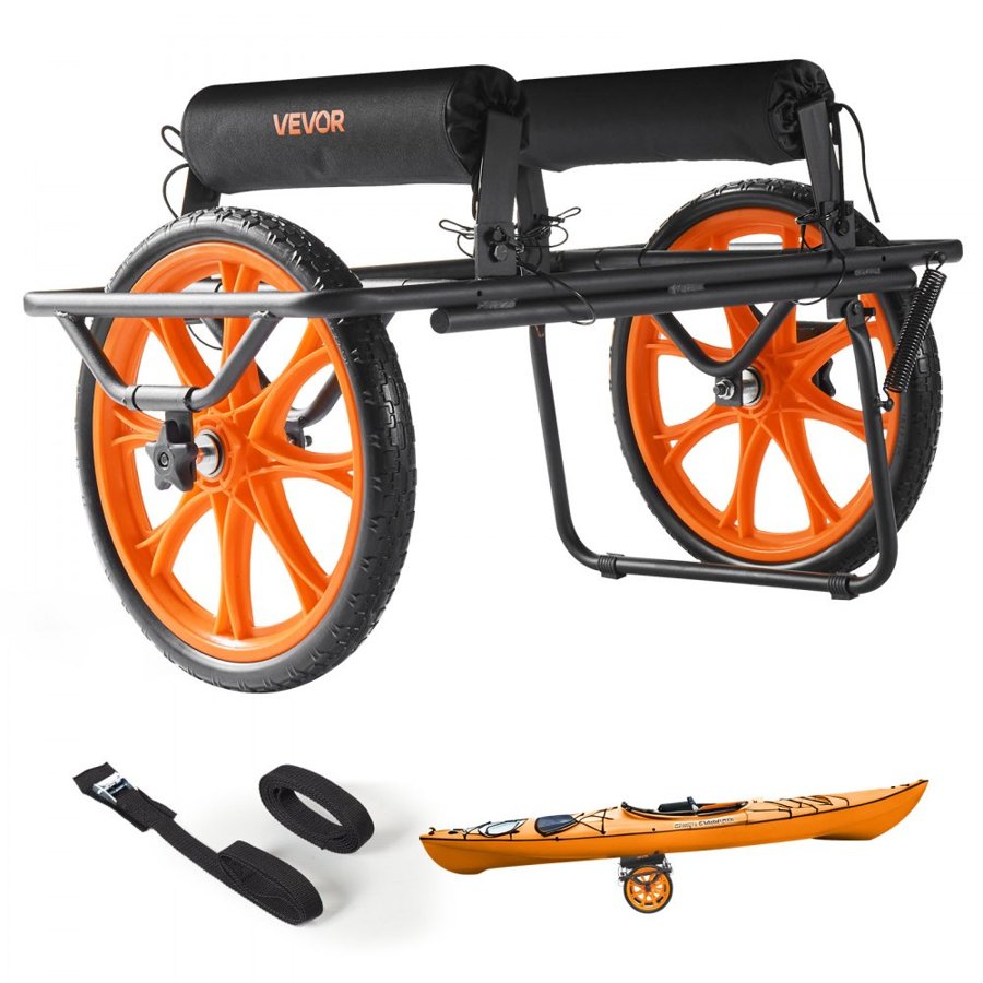 VEVOR kajaka ratiņi ar riteņiem 330 lbs, 15" gumijas riepas