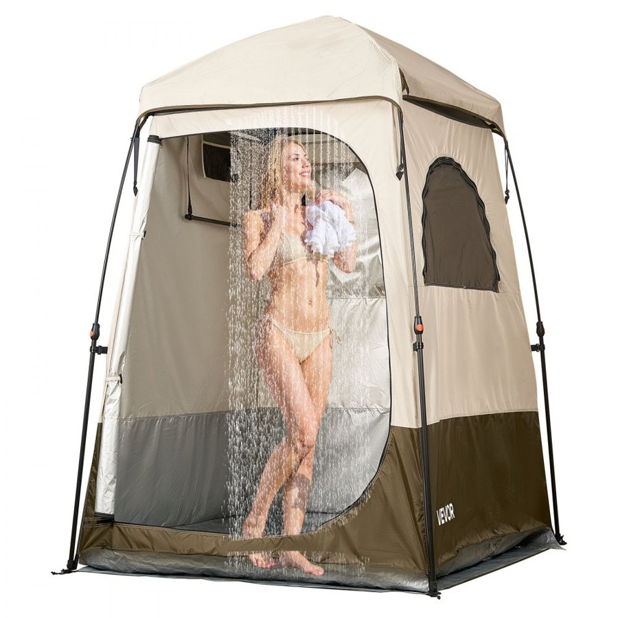 VEVOR Outdoor Privacy Tent – 57x57x85", UPF 50, Waterproof