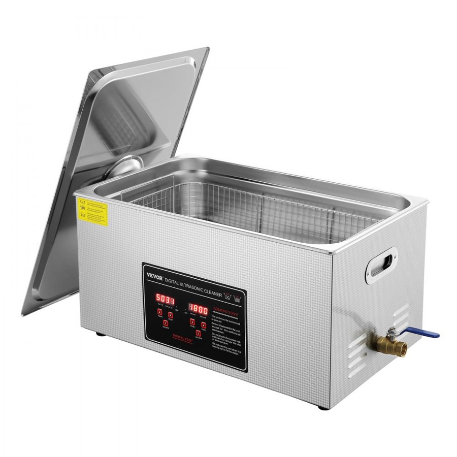 VEVOR 22L Ultrasonic Cleaner – 480W, 40kHz, 650W Heater