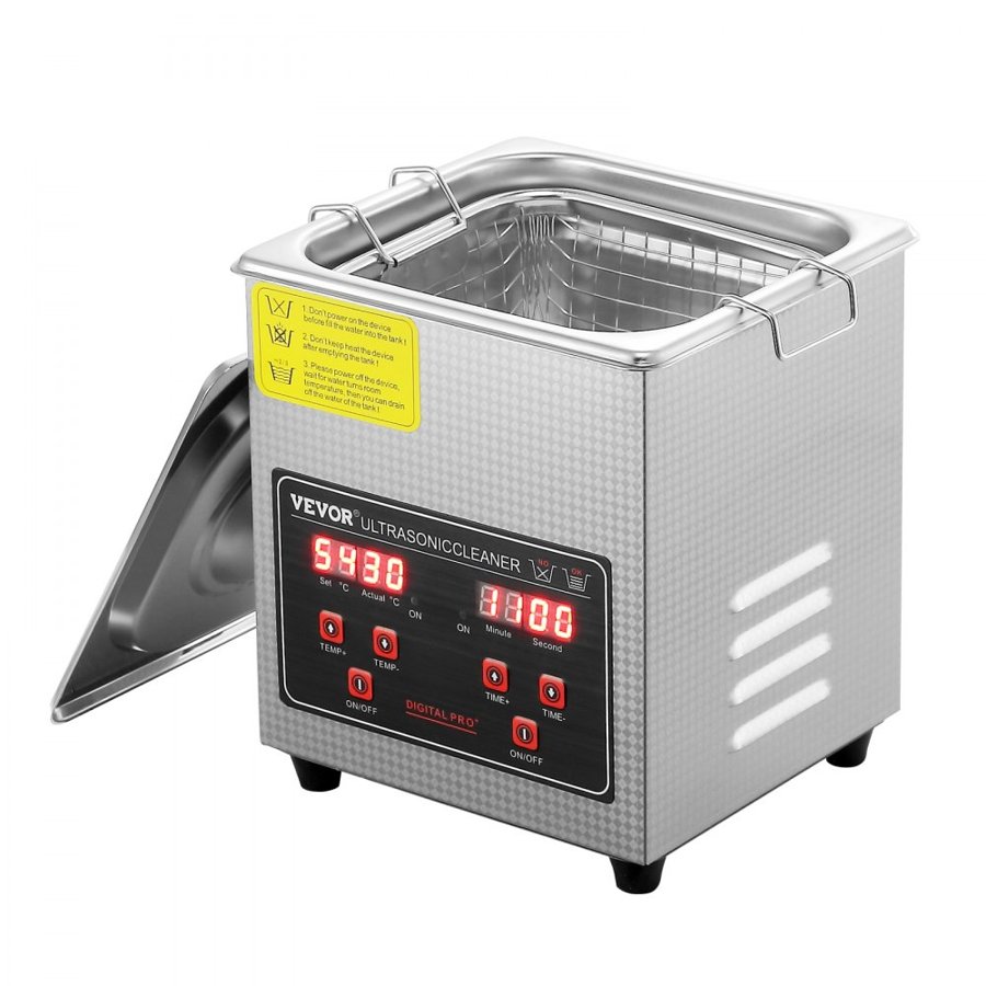 VEVOR 2L Ultrasonic Cleaner – 60W, 40kHz, 160W Heater