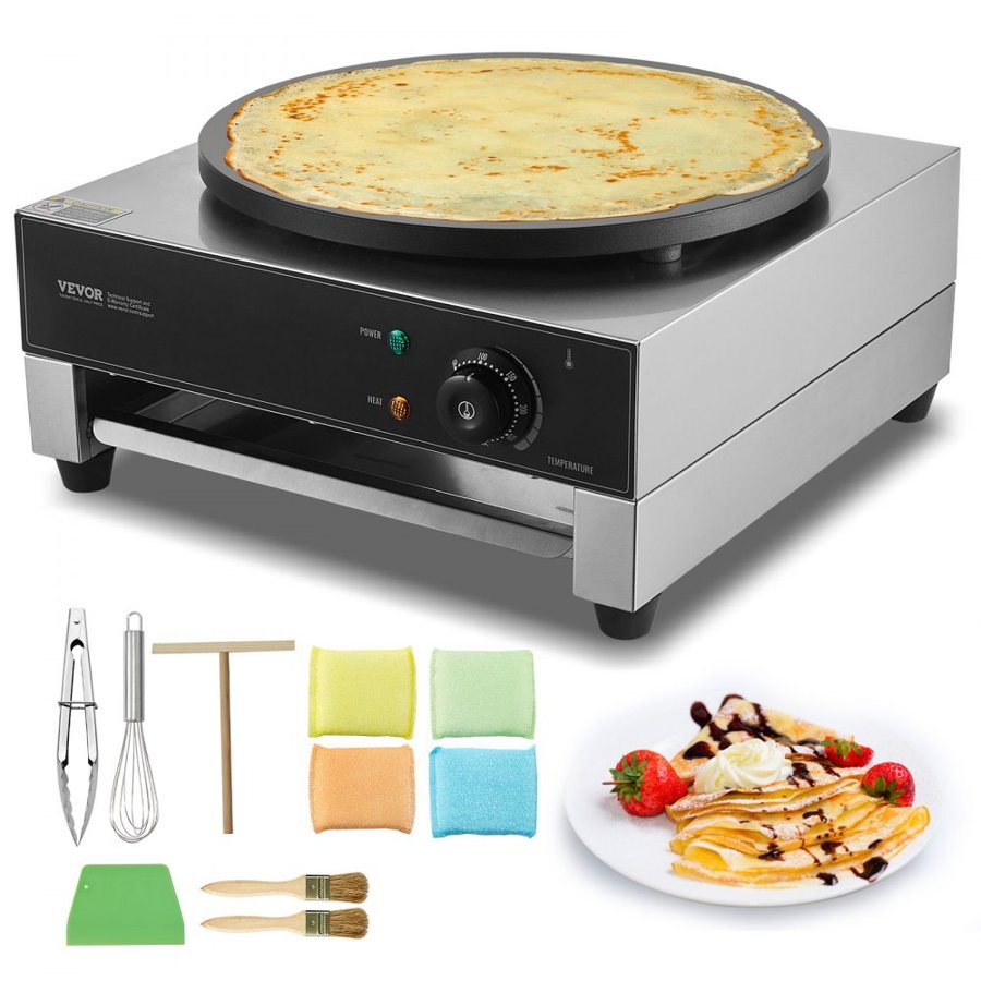 VEVOR Commercial Electric Crepe Maker – 16-In, 3000W