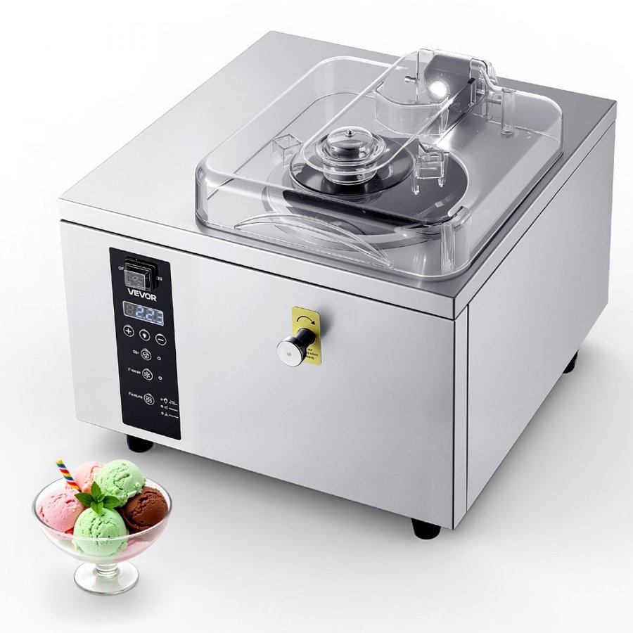 VEVOR Commercial Hard Ice Cream Maker – 5L/H, ≤-4.5°C