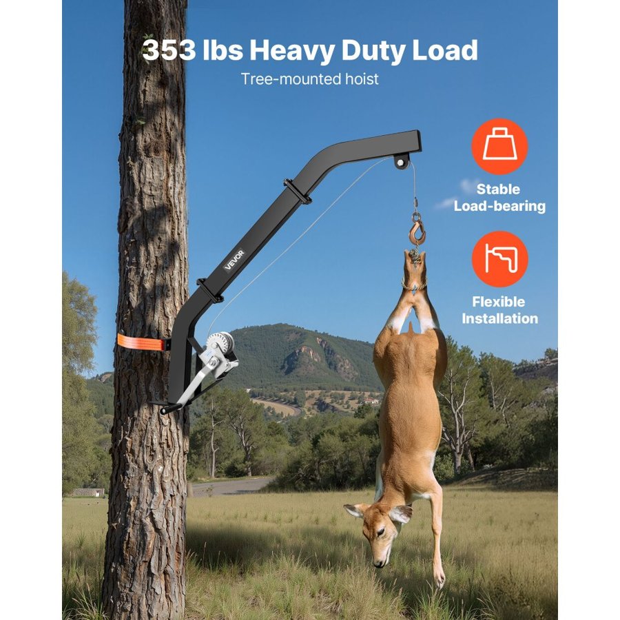 VEVOR Deer Skinning Hoist – Heavy Load, Smooth & Secure
