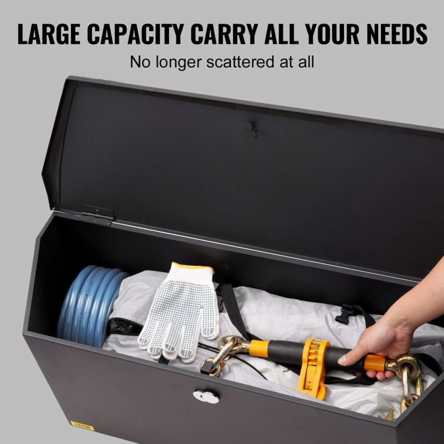 VEVOR Travel Trailer Tongue Box – 36"x12"x12", Lock & Keys