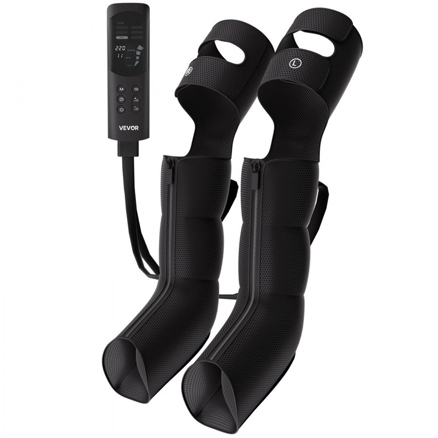 VEVOR Air Compression Leg Massager – 6 Modes, Auto Shut