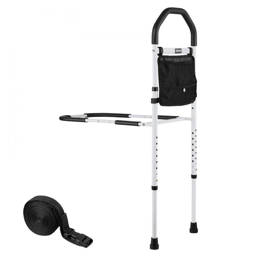 VEVOR Adjustable Bed Rails for Elderly – 15"-18" H, 300 lbs