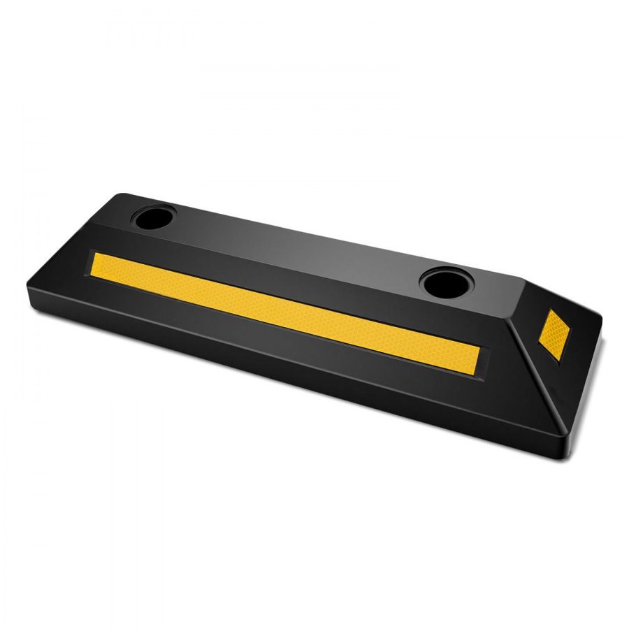 VEVOR Wheel Stops For Garage – 1. 21.6" L, 2. 6.2" W, 3. 3.7" H