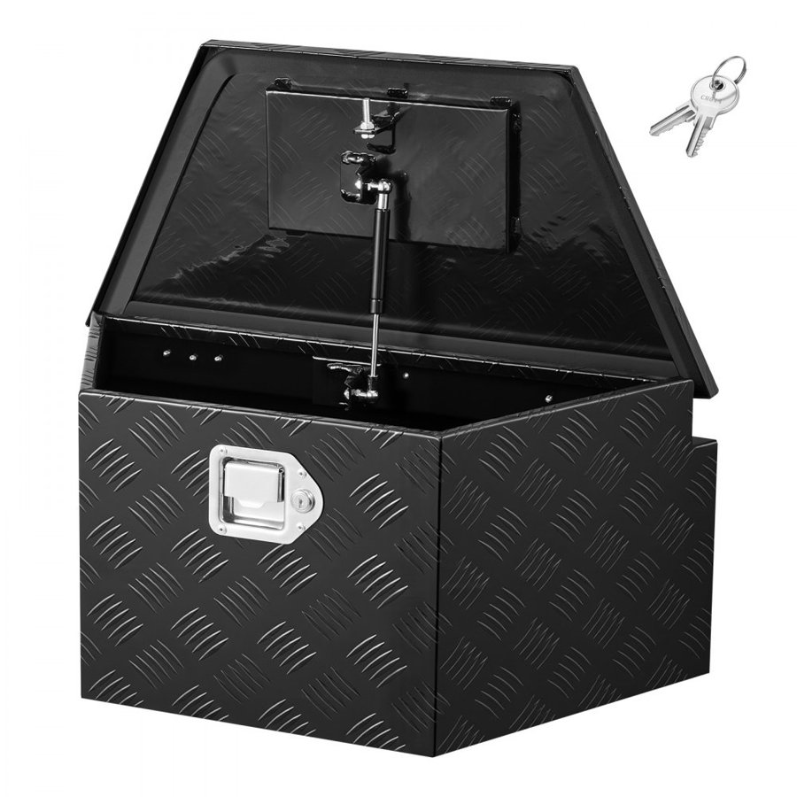 VEVOR Aluminum Trailer Tongue Box – 660mm, 26 x 13 x 12-inch