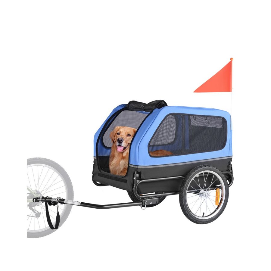 VEVOR Dog Bike Trailer for Large Dogs – 88 lbs Pet Carrier