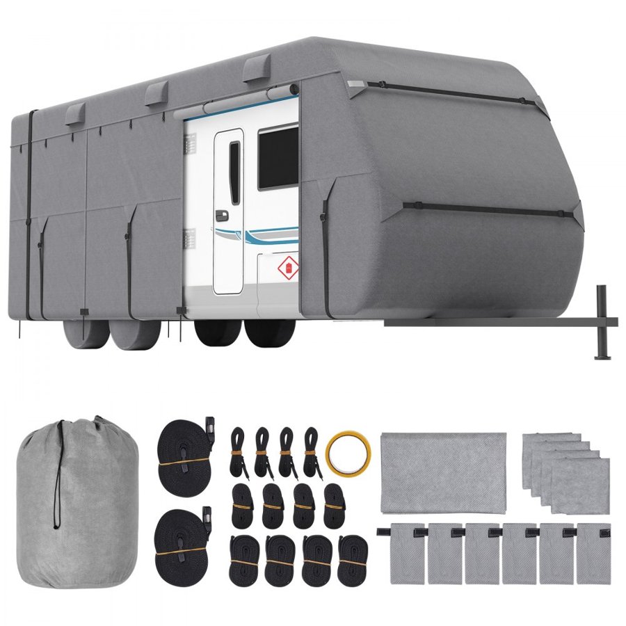 VEVOR Camp Trailer Covers – 24-27 ft, 4 Tire Covers