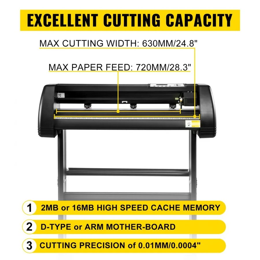 Digital Clamshell 15" X 15" (38 X 38cm) Heat Transfer Press + 28 inch Vinyl Cutter Machine Kit Software