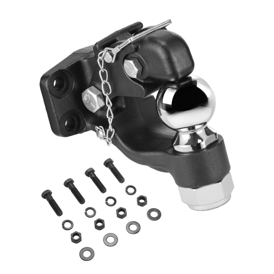 VEVOR 2-5/16 Ball Pintle Hitch – 30,000 Lbs, 3 Inch Ring