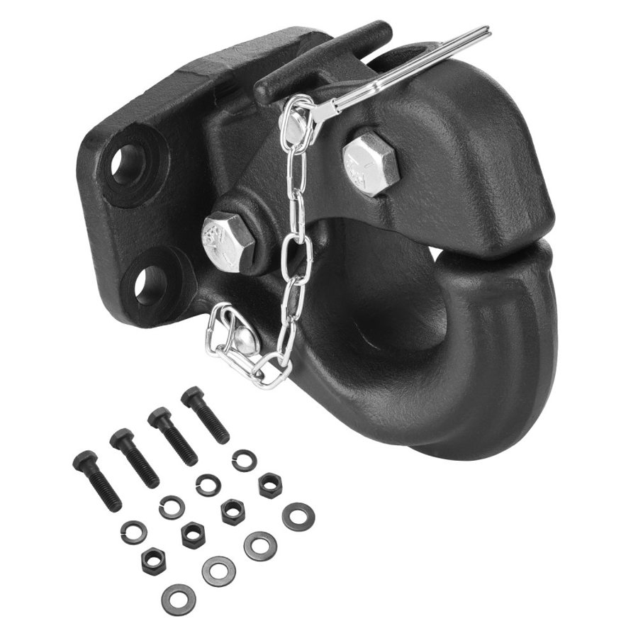 VEVOR vilkšanas āķis (pintle), 30 000 lbs vilkšanas spēks, piekabes āķu uzmavas kombinācija piemērota 2,5", izturīgs, piemērots dažādiem transportlīdzekļiem
