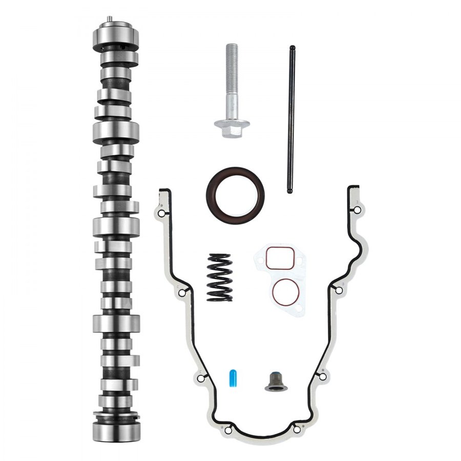 VEVOR LS Truck Cam Kit, 9-Piece Set, Includes Timing Gasket, Pushrods Springs & Seals, Compatible with 1999-2013 GM Gen3/4 Norris Trucks, Fits 4.8L, 5.3L, 6.0L, 6.2L LS Engines, OE 12625437 SP011-16