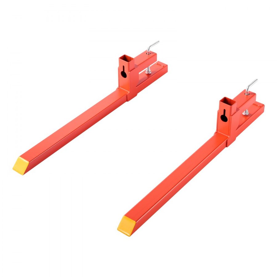 VEVOR Clamp-on Pallet Forks - 2000 lbs, 43 Inch, 3 mm, 2x