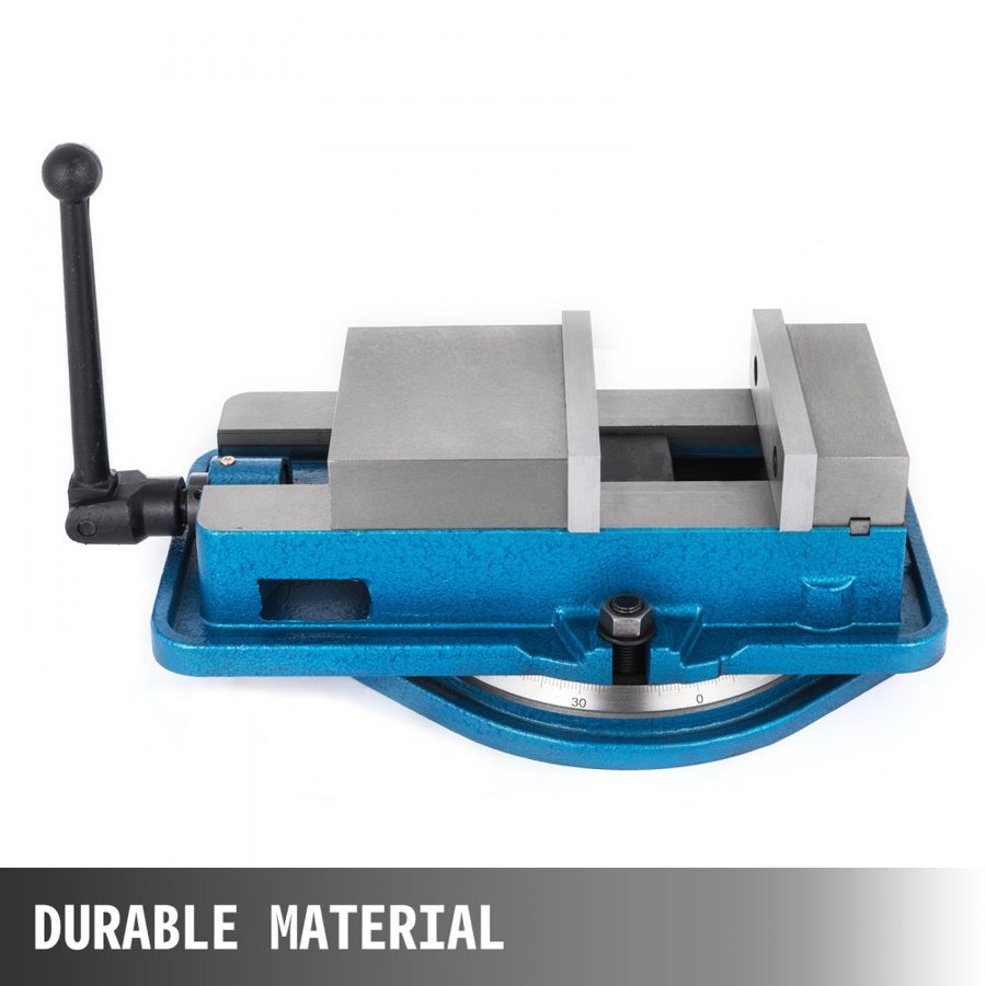 VEVOR 80MM Heavy Duty Milling Vise Bench Clamp Vise High Precision Clamping Vise 3 Inch Jaw Width with 360 Degree Swiveling Base CNC Vise