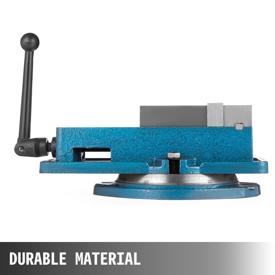 VEVOR Precision Milling Machine Vise 4 Inch  Accu Lock Swivel Base Clamping Vise 360 Degrees Scale Bench Vice Clamp 100mm Width for Milling Drilling Machine Precision Parts Finishing
