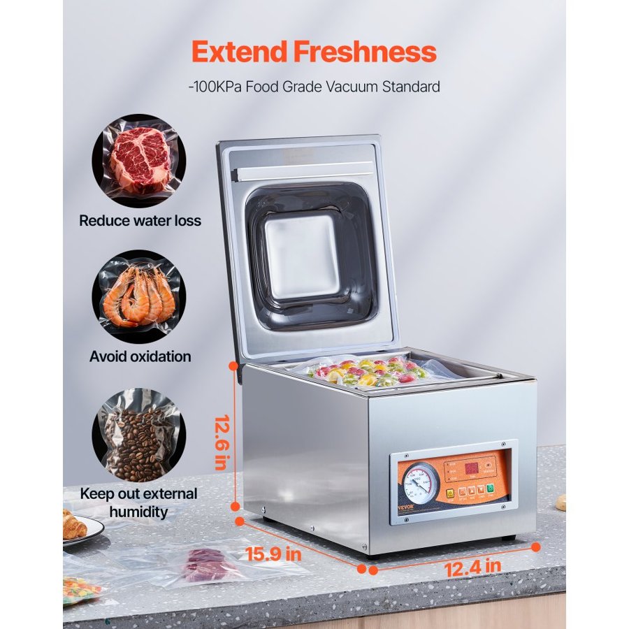 VEVOR Chamber Vacuum Packing Machine – 260W, 260mm