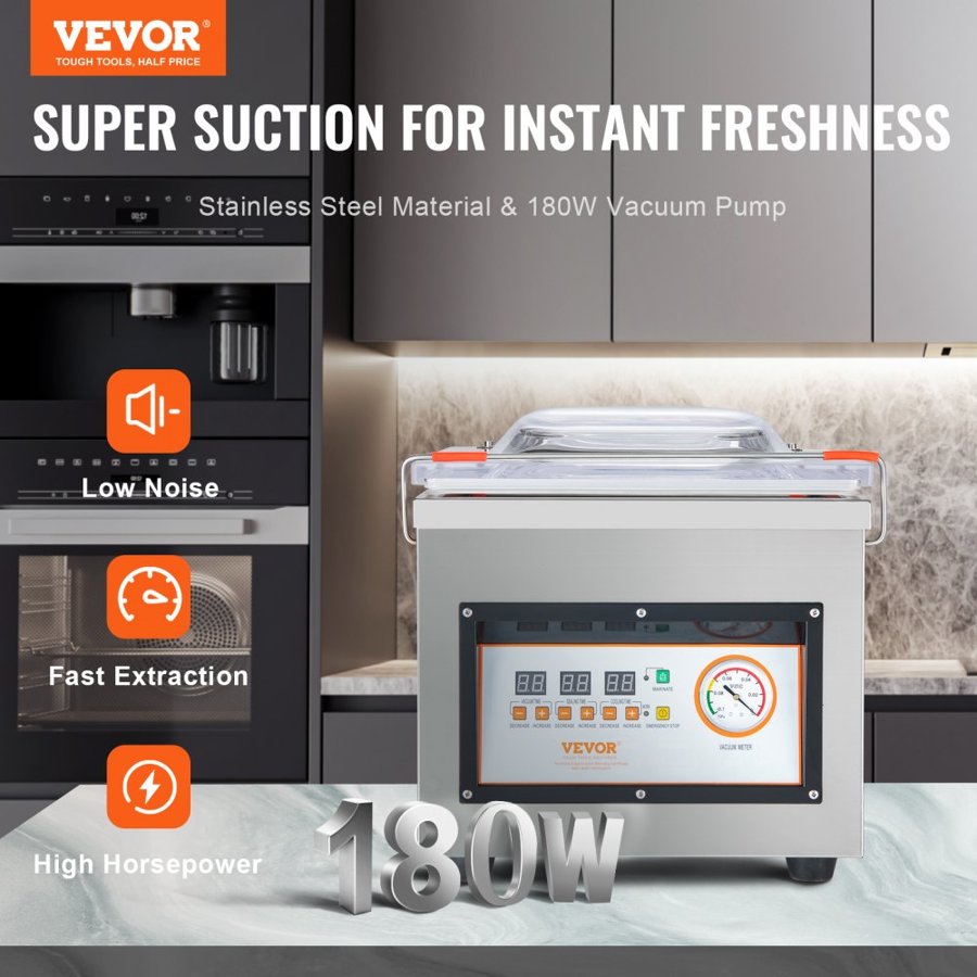 VEVOR Commercial Chamber Vacuum Sealer – 320mm, 1700W