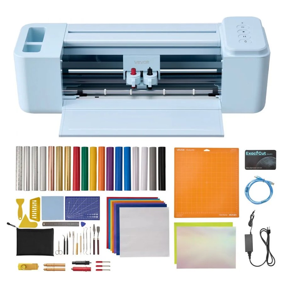 VEVOR Vinyl Cutting Plotter Machine – 305mm, 4-in-1, USB