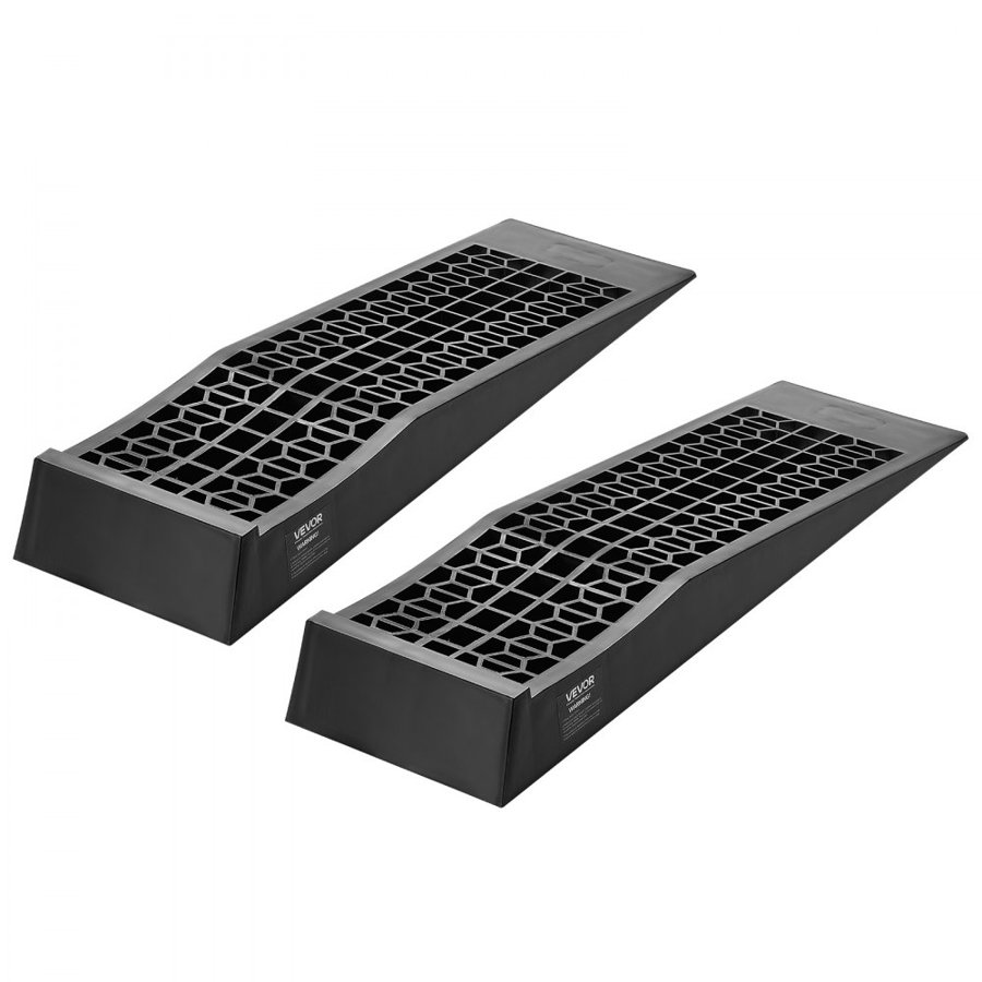 VEVOR Car Ramps, 2 PCS 9072 kg GVW Capacity, 65 mm Lift Height, Portable Low Profile Car Service Ramps for Home Garage Maintenance & Oil Changes, Heavy Duty for Low Chassis Vehicle & Support Jack