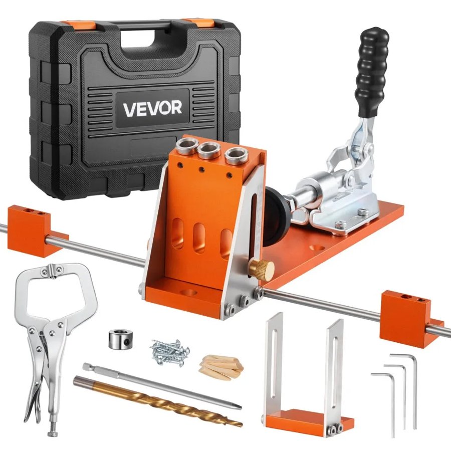 VEVOR Pocket Jig Hole Kit – 1/2–1-1/2 In Depth, CNC Aluminum