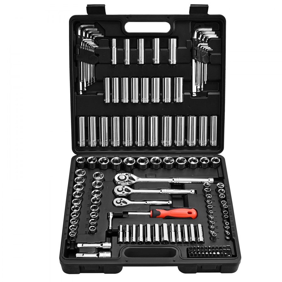 VEVOR Ratchet and Socket Set – 149pc, CR-V, 5073 IN-LB