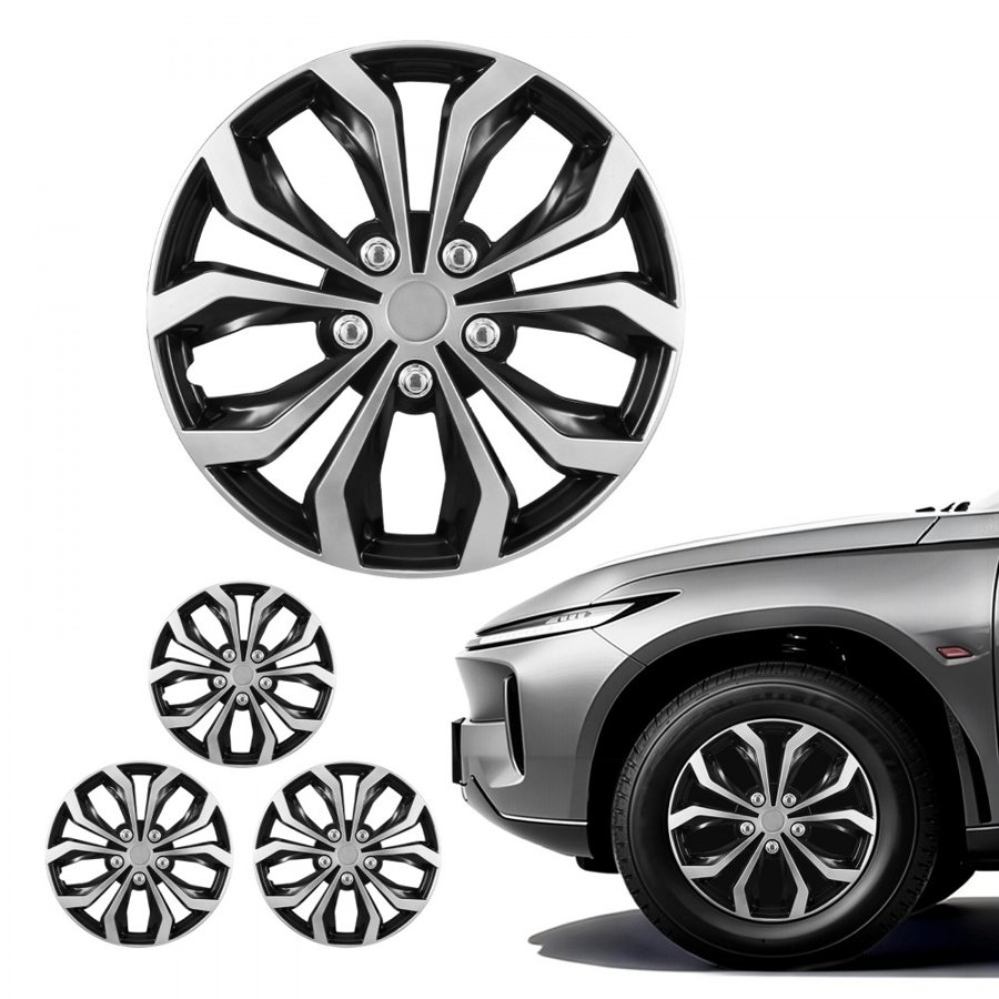 VEVOR 15 Inch Hubcaps Wheel Covers – R15, Set of 4