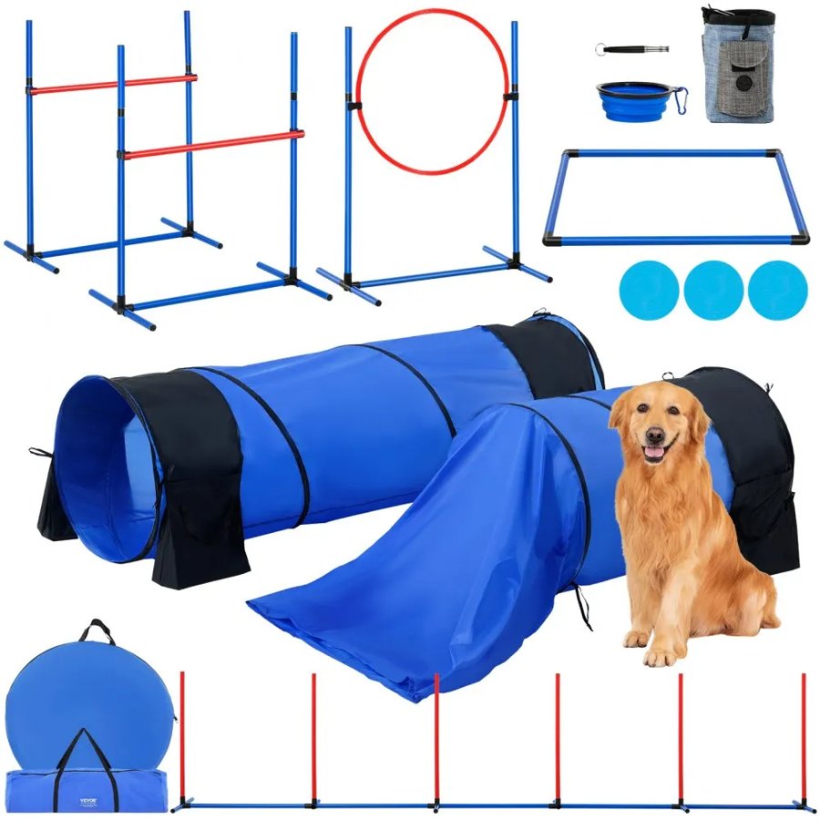 VEVOR Agility Training Dog Equipment – Complete 7-Piece Kit
