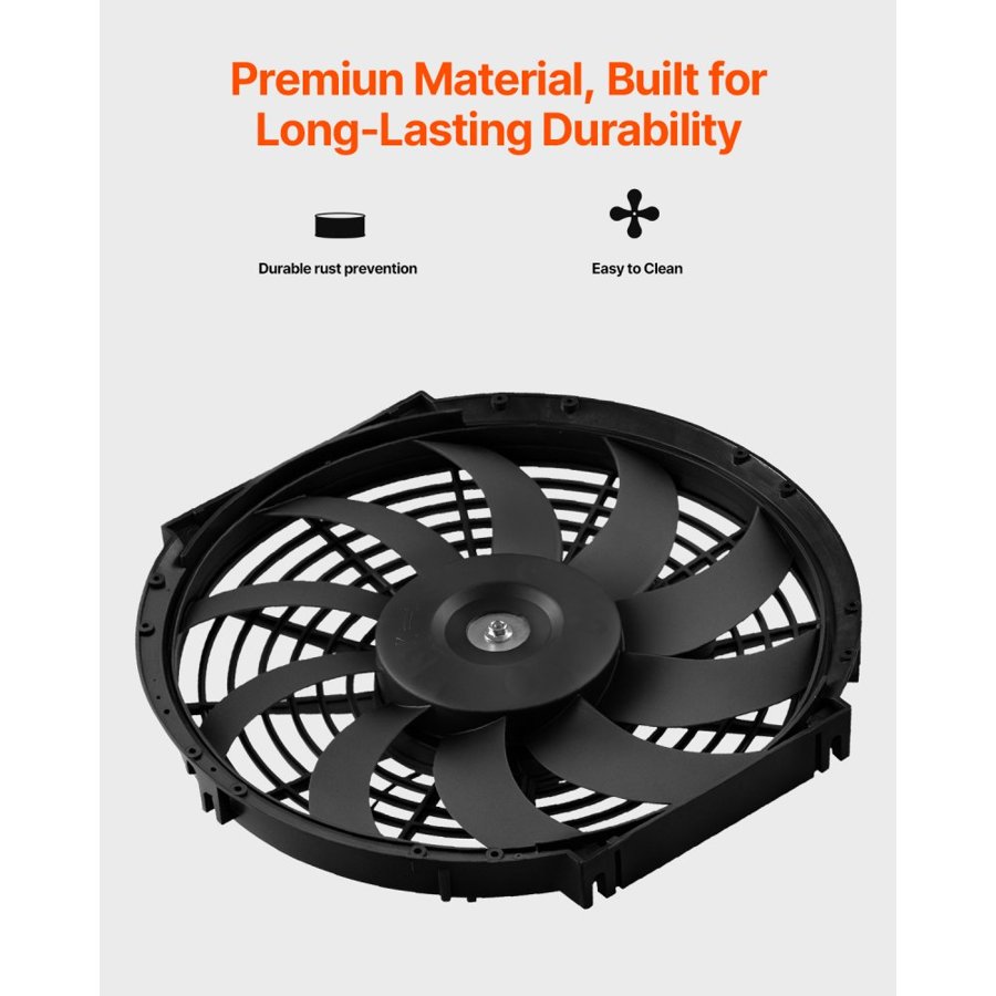 VEVOR Gable Mount Fan, 12 Inch Solar Power Attic Exhaust Fan with Adjustable Thermostat & Outer Mesh, 1300 CFM House Ventilator Cools Up to 1850 Sq.Ft, Quiet Ventilation for Roof, Garage, Shop, Black