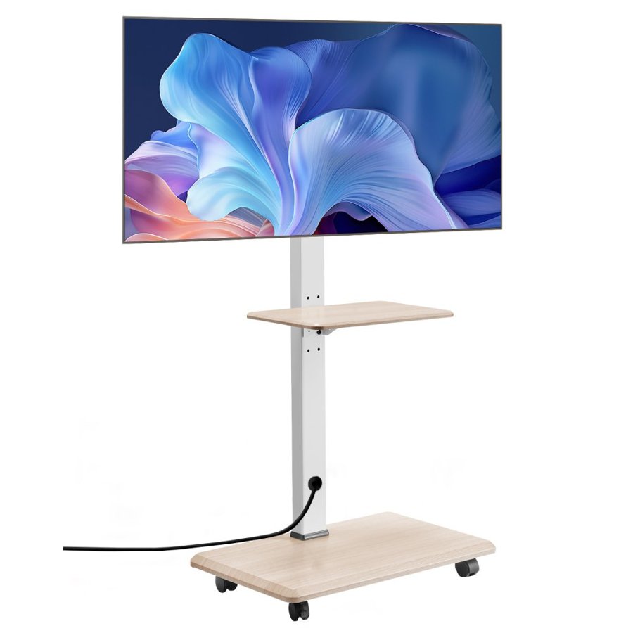 VEVOR Mobile TV Cart Stand – 32-70 in, 88 lb Capacity