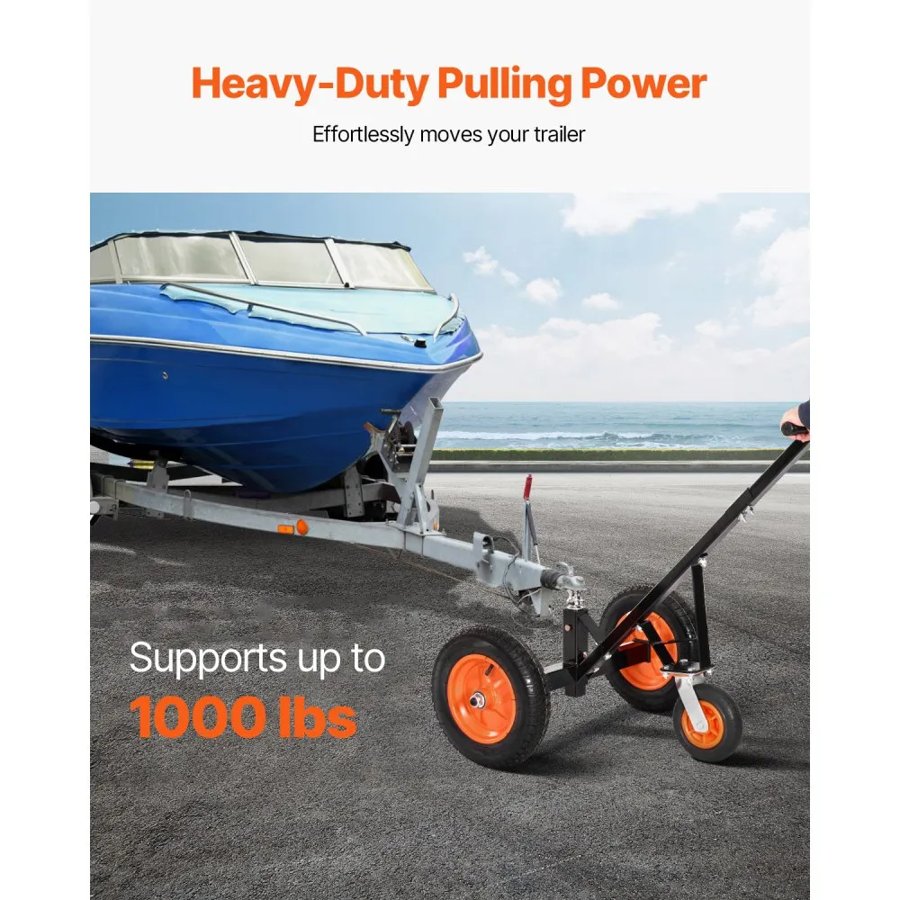 VEVOR Adjustable Height Trailer Dolly – 1000 LBS, 14 Inch