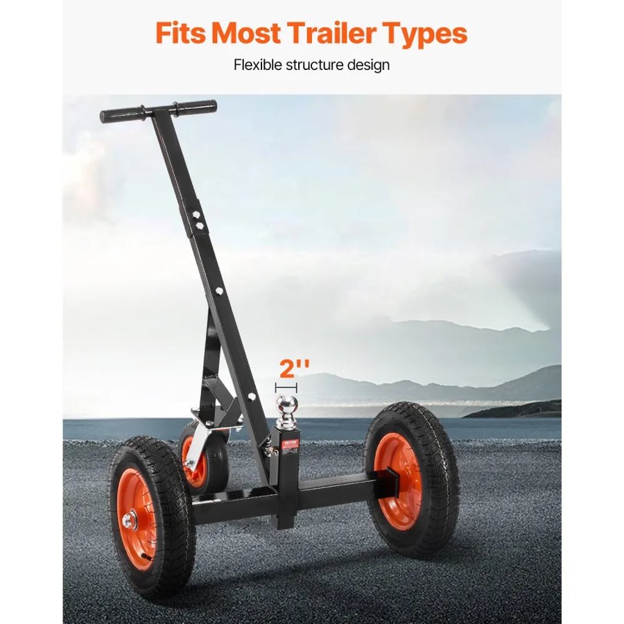 VEVOR Adjustable Height Trailer Dolly – 1000 LBS, 14 Inch