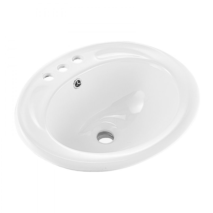 VEVOR Semi Recessed Bathroom Sink – 19.09 × 16.73 inches