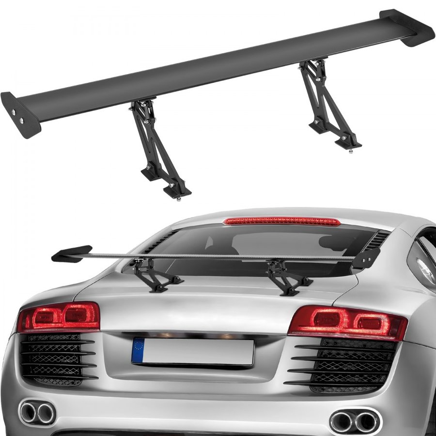 VEVOR Universal Rear Spoiler GT Style Adjustable Trunk Wing Car Racing 43.3"/110 cm