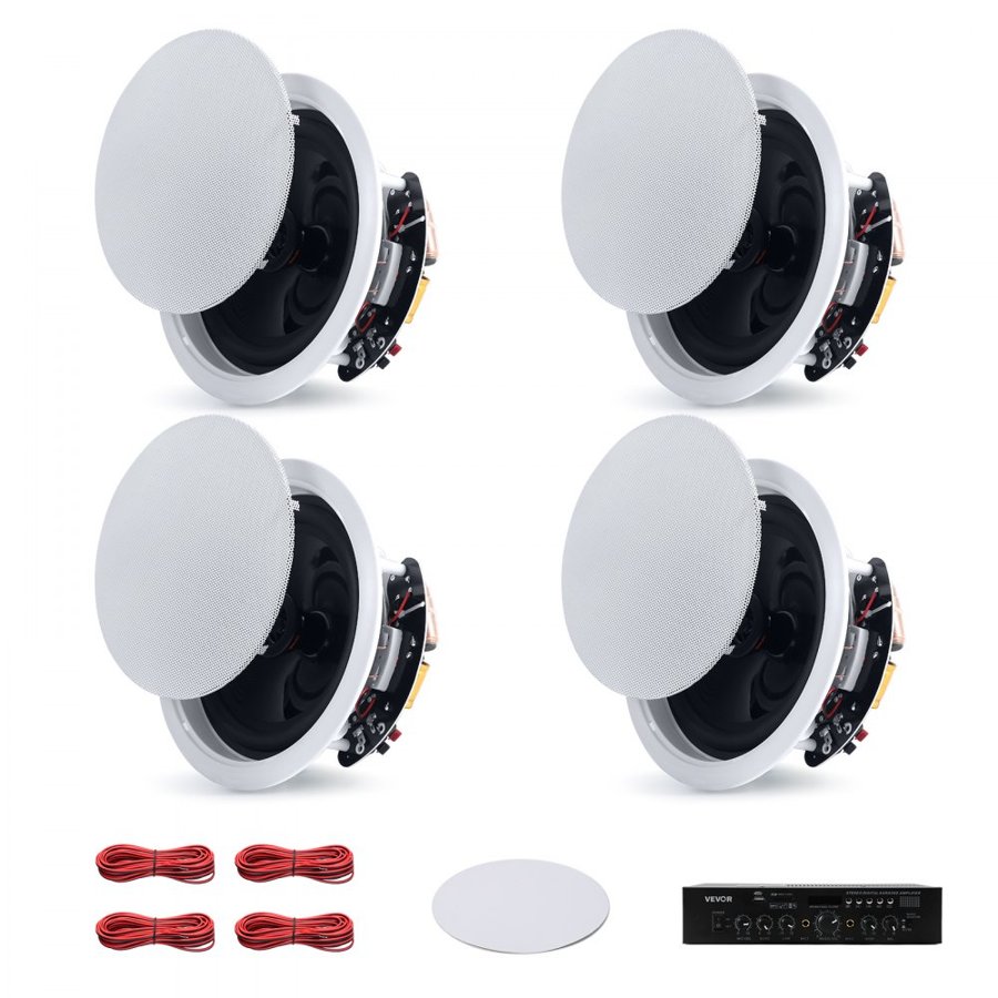 VEVOR Bluetooth Flush Mount Ceiling Speakers – 4 x 165.1mm