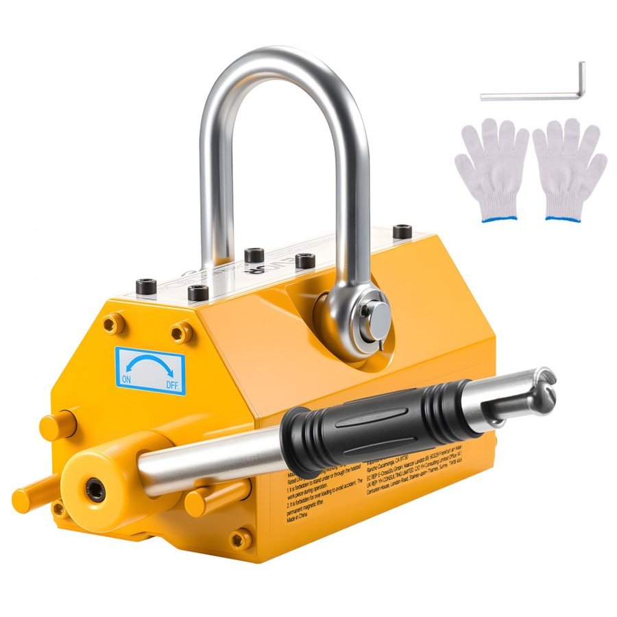 VEVOR Permanent Magnetic Lifter – 1320 lbs, N42 Magnet