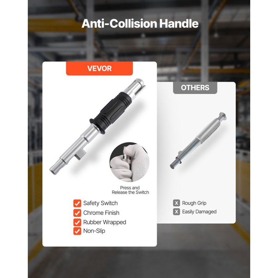 VEVOR Permanent Magnetic Lifter – 1320 lbs, N42 Magnet