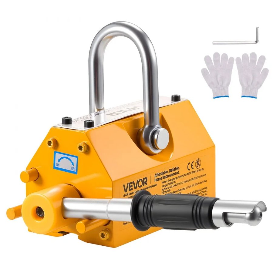 VEVOR Permanent Magnet Lifter – 880 lbs Capacity, N42 Magnet