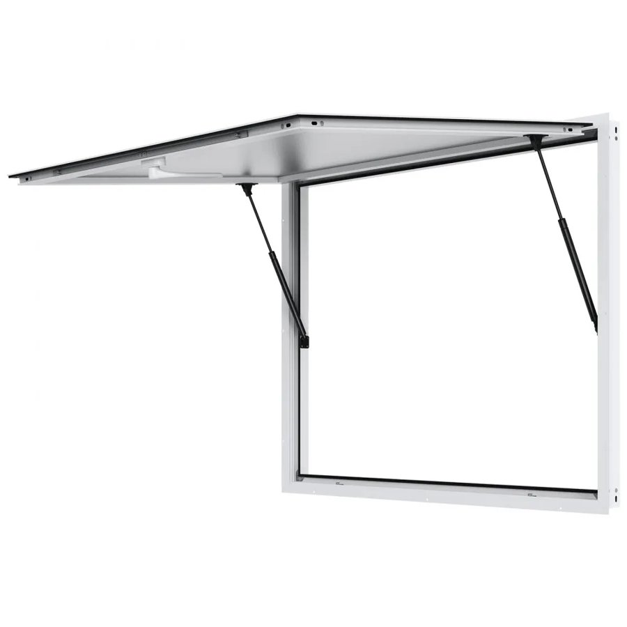 VEVOR Concession Window for Food Truck, 48"x36" Aluminum Alloy Food Truck Service Window, Up to 85 Degrees Stand Serving Window with Awning Door & Drag Hook,  for Food Trucks Concession Trailers