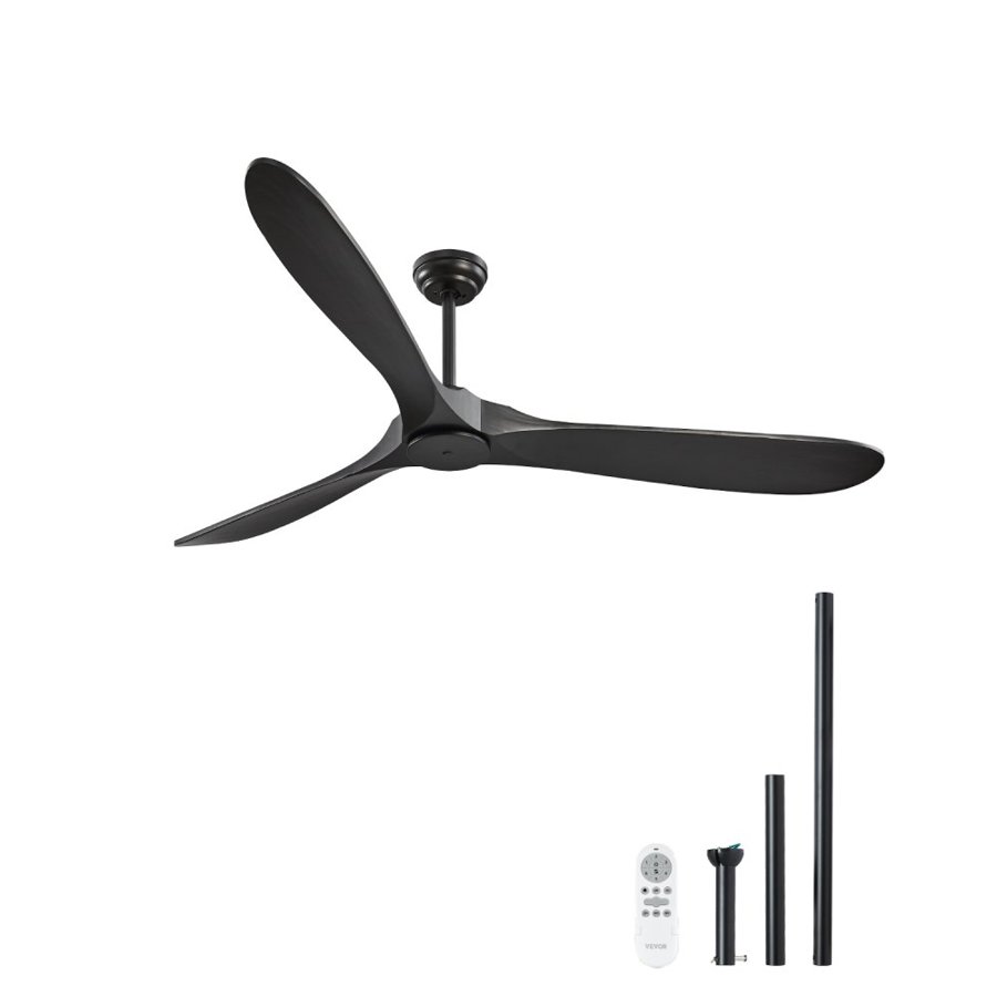VEVOR 72 Inch Ceiling Fan Without Light –6 Speed, 30W DC