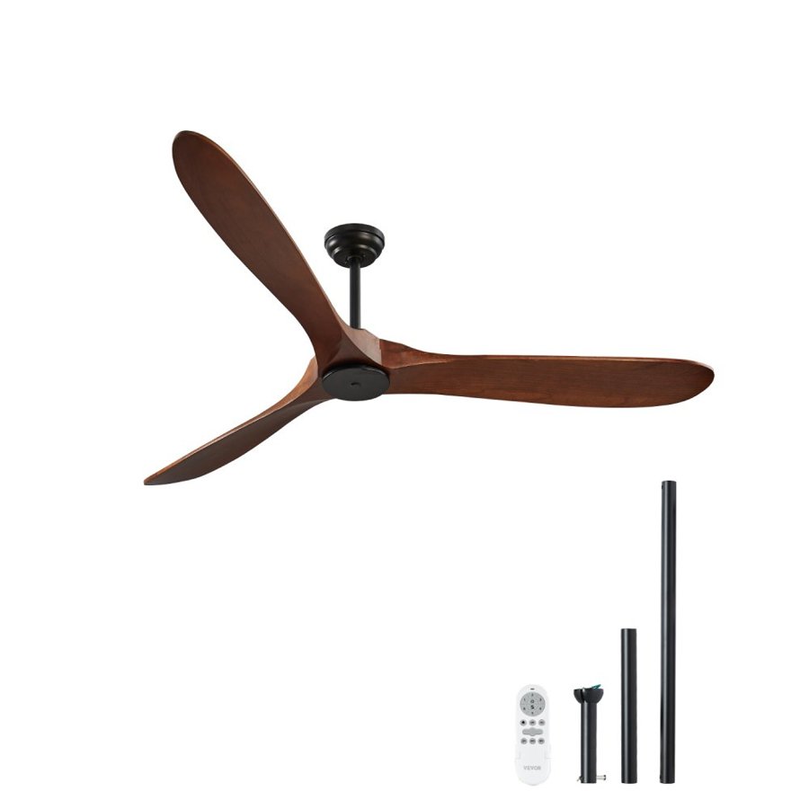 VEVOR 72 Inch Ceiling Fan With Remote – 30W DC Motor