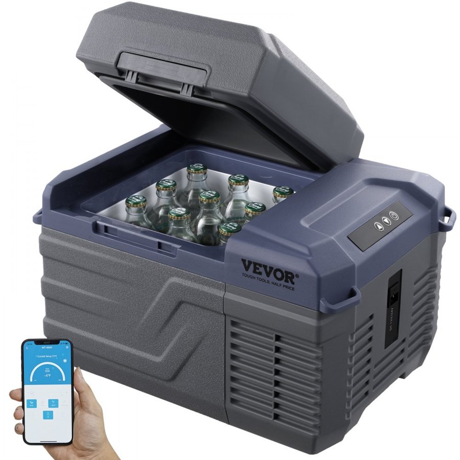 VEVOR Car Refrigerator with Compressor – 12L, -4°F~68°F