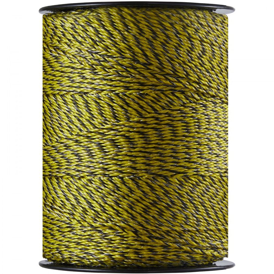 VEVOR Electric Fence Wire, 3366Ft 1026M Portable Polywire, 1/8" Diameter 6 Stainless Steel Strands for Reliable Conductivity and UV, Rust Resistance, Fencing Rope Line for Horse, Cattle, Livestock